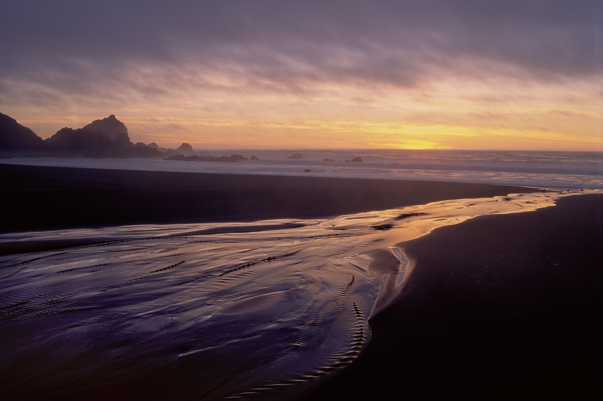 Evening tide on Oregon coast